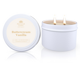 Soy Candle Tin 165g — Hand-Poured Scented Candles in 28 Fragrances — Allure Home Collections