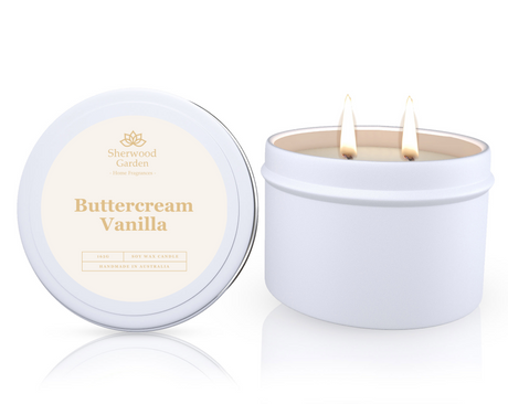 Soy Candle Tin 165g — Hand-Poured Scented Candles in 28 Fragrances — Allure Home Collections