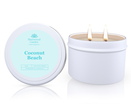 Soy Candle Tin 165g — Hand-Poured Scented Candles in 28 Fragrances — Allure Home Collections