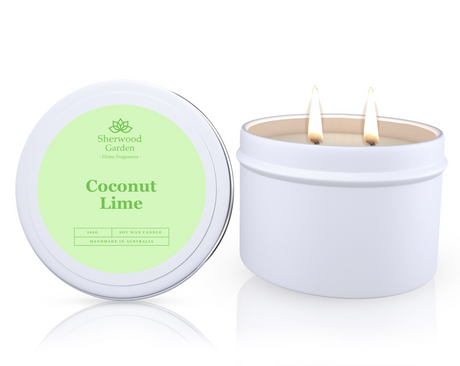 Soy Candle Tin 165g — Hand-Poured Scented Candles in 28 Fragrances — Allure Home Collections