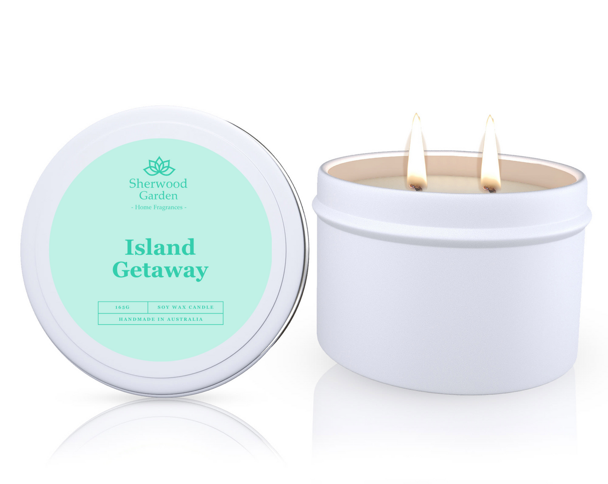 Soy Candle Tin 165g — Hand-Poured Scented Candles in 28 Fragrances — Allure Home Collections