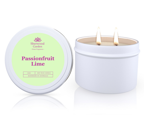 Soy Candle Tin 165g — Hand-Poured Scented Candles in 28 Fragrances — Allure Home Collections