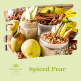 Spiced Pear soy candle fragrance notes