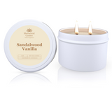 Soy Candle Tin 165g — Hand-Poured Scented Candles in 28 Fragrances — Allure Home Collections