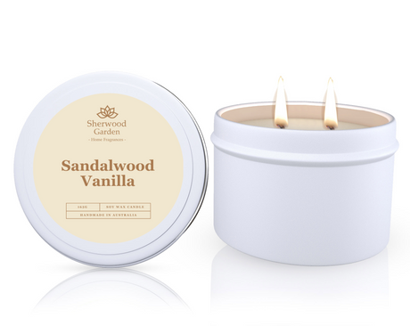 Soy Candle Tin 165g — Hand-Poured Scented Candles in 28 Fragrances — Allure Home Collections