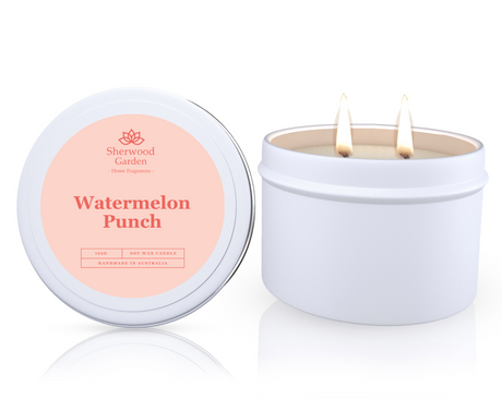 Soy Candle Tin 165g — Hand-Poured Scented Candles in 28 Fragrances — Allure Home Collections