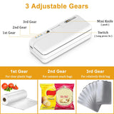 Mini handheld rechargeable plastic bag sealer