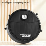 Augsburg Intelligent Robot Vacuum, 3 in 1, Sweep Vacuum and Mop, Black