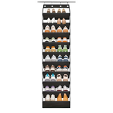 Tatyoon Over the Door Shoe Organiser, Black 20 Pairs
