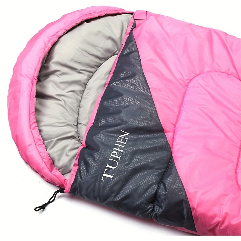 Four-Season Rectangular Sleeping Bag, Adults, Rosy