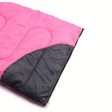 Four-Season Rectangular Sleeping Bag, Adults, Rosy