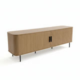 Rocherlea 180cm Entertainment Unit, Natural Oak