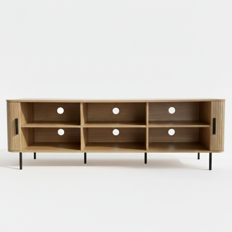 Rocherlea 180cm Entertainment Unit, Natural Oak