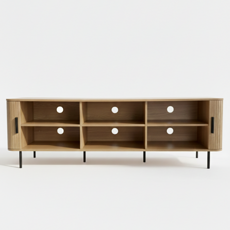 Rocherlea 180cm Entertainment Unit, Natural Oak