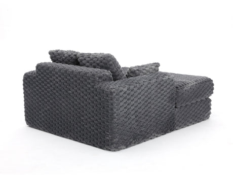 Margot Lounge Chair, Light Grey, view 5