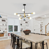 Modern Sputnik Chandelier 8 Light Adjustable Ceiling Light Fixture view 7