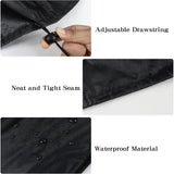 Bench Cover Oxford 210D, Black 132 x 68 x 91cm