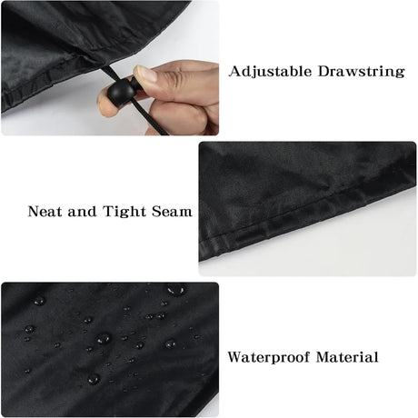 Bench Cover Oxford 210D, Black 132 x 68 x 91cm