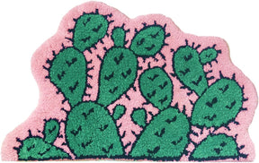Cactus design plush kids play mat, 50 x 80cm