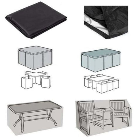 Outdoor Table and Chair Cover Oxford, 126cm