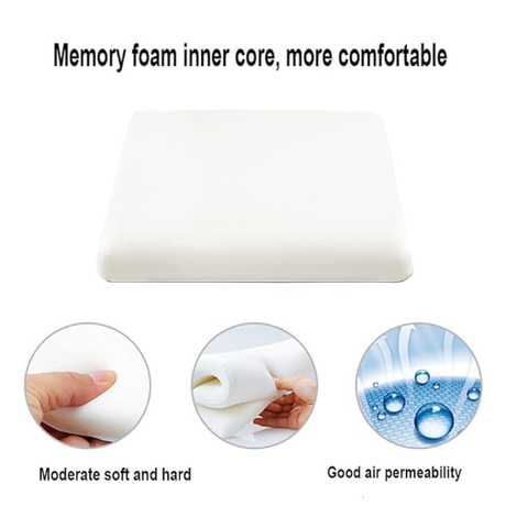 Square chair pad with removable zip cover