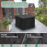 Square Outdoor Table Cover Oxford 420D, 90cm