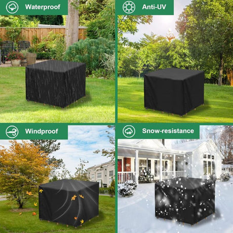 Square Outdoor Table Cover Oxford 420D, 90cm