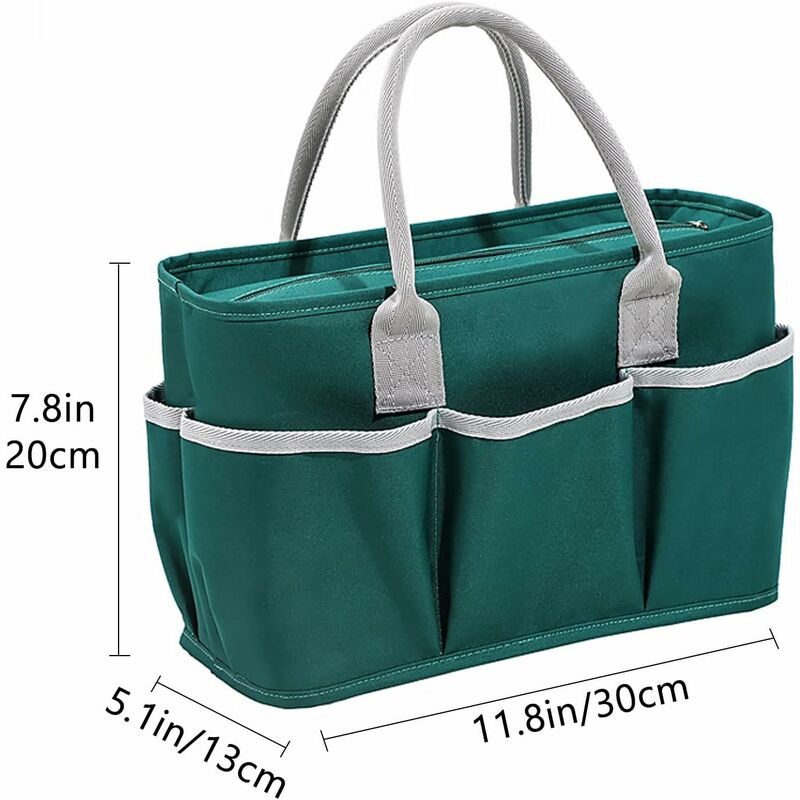 Kalaru Insulated Lunch Bag, Multiple Pockets, 30 x 13 x 20cm
