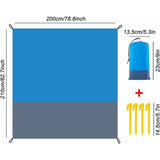 Troutbeck Waterproof Sandproof Beach Blanket, Extra Large 210x200cm