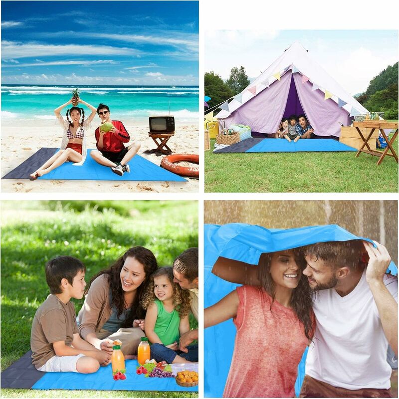 Troutbeck Waterproof Sandproof Beach Blanket, Extra Large 210x200cm