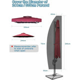 Parasol Cover Oxford 210D, 265cm