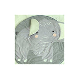 Elephant design kids play mat detail