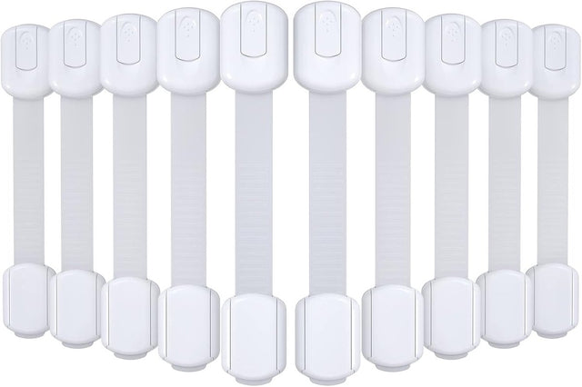 Child Safety Cabinet Locks, Adhesive 10 Pack