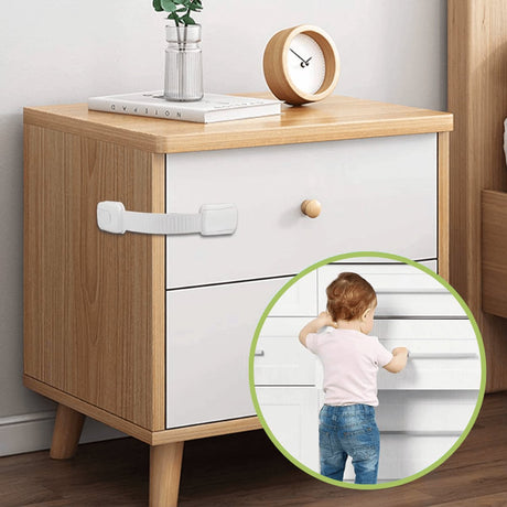 Child Safety Cabinet Locks, Adhesive 10 Pack
