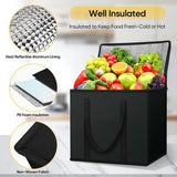 Nelson Insulated Reusable Grocery Bags, 2pcs, 40 x 33 x 23cm