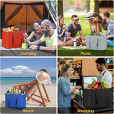 Nelson Insulated Reusable Grocery Bags, 2pcs, 40 x 33 x 23cm