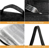 Wonboyn Insulated Lunch Bag, Adjustable Strap, 20 x 18.5 x 15.5cm