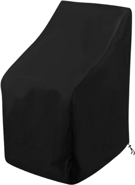 Stackable Chair Cover Oxford 210D Black 64 x 64 x 120cm