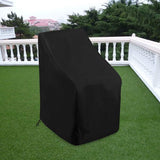 Stackable Chair Cover Oxford 210D Black 64 x 64 x 120cm