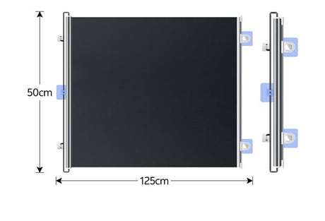 Retractable Safety Gate, No Drill Mesh 190cm Wide