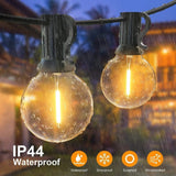 Otranto Outdoor String Lights, G40 Bulbs, 52 LED, 30m, Warm White
