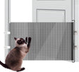 Retractable Safety Gate, No Drill Mesh 125cm Wide Black