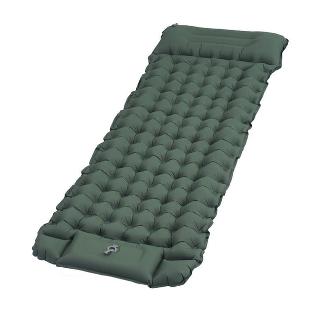 Louise Self Inflating Camping Mattress, Single 10cm, Dark Green