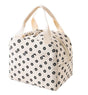 Corduroy insulated lunch bag with waterproof lining for everyday carry