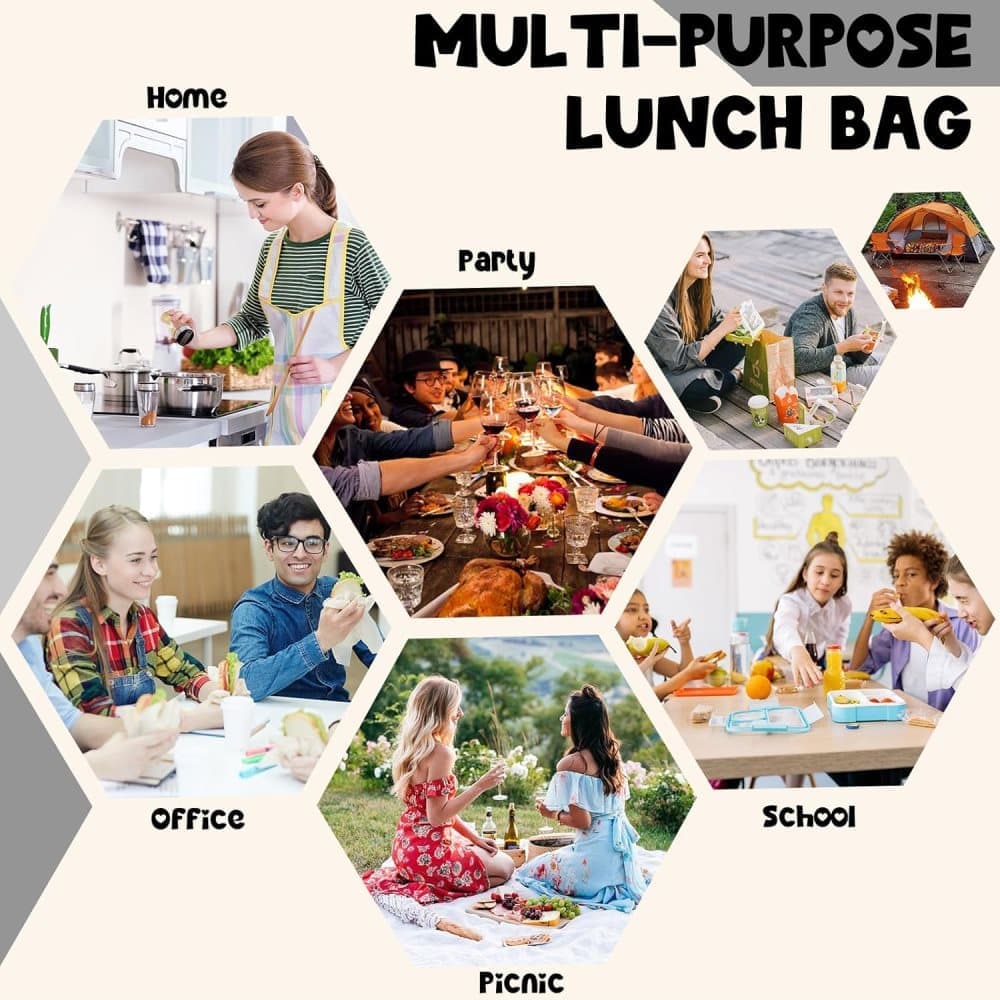 Goalen Insulated Corduroy Lunch Bag, 26cm