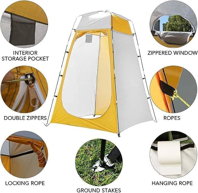 Ushuaia Pop Up Changing Tent, 120x120x190cm, Green
