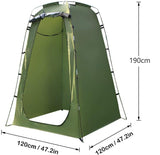Ushuaia Pop Up Changing Tent, 120x120x190cm, Green