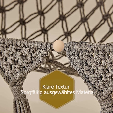 Toy storage hammock net for soft toys in dark grey