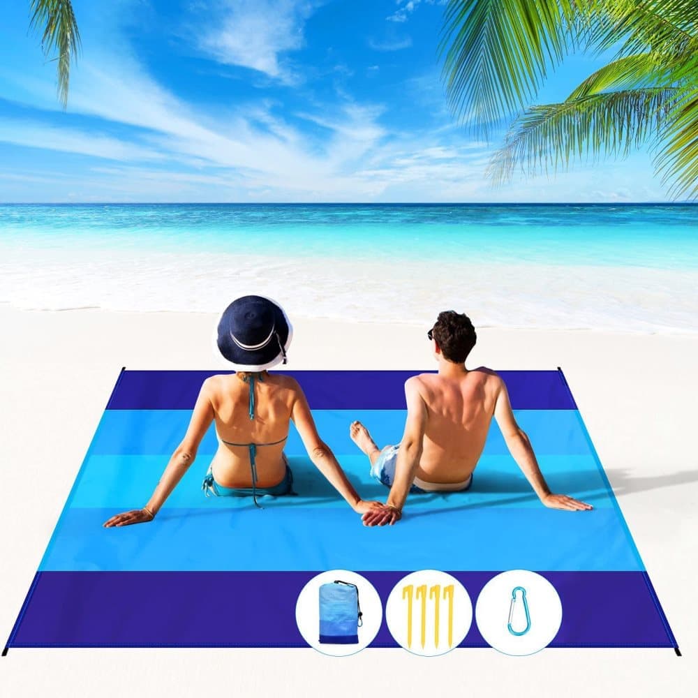 Braithwaite Waterproof Sandproof Beach Blanket, Extra Large 210x200cm