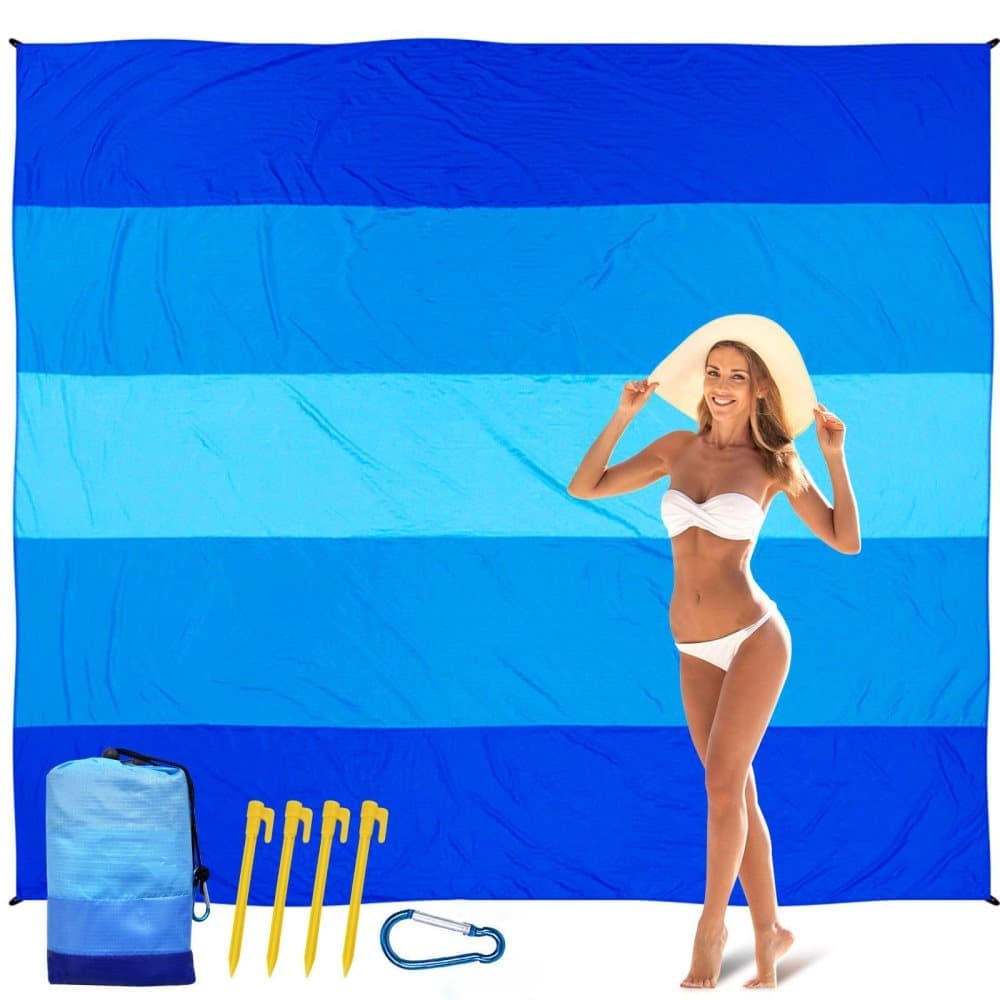 Braithwaite Waterproof Sandproof Beach Blanket, Extra Large 210x200cm